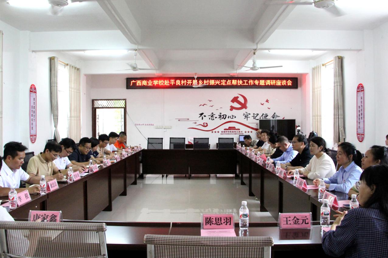 党建引领，直播助农，送教下乡——  广西商校为平良村、念典村乡村振兴定点帮扶工作注入电商活力